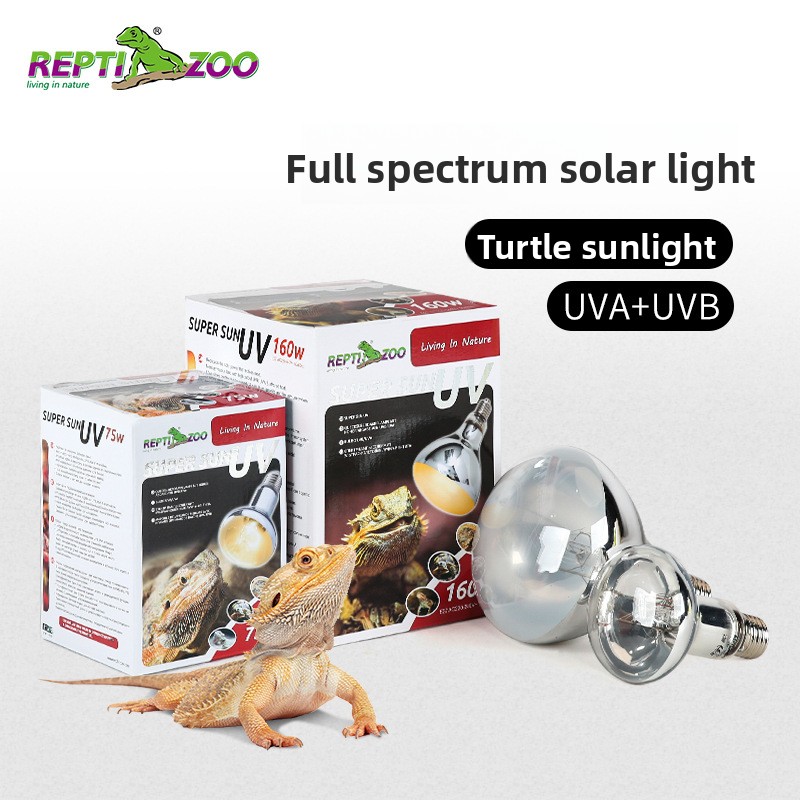 Calcium Powder Reptile - Reptizoo Lámpara solar para reptiles, luz