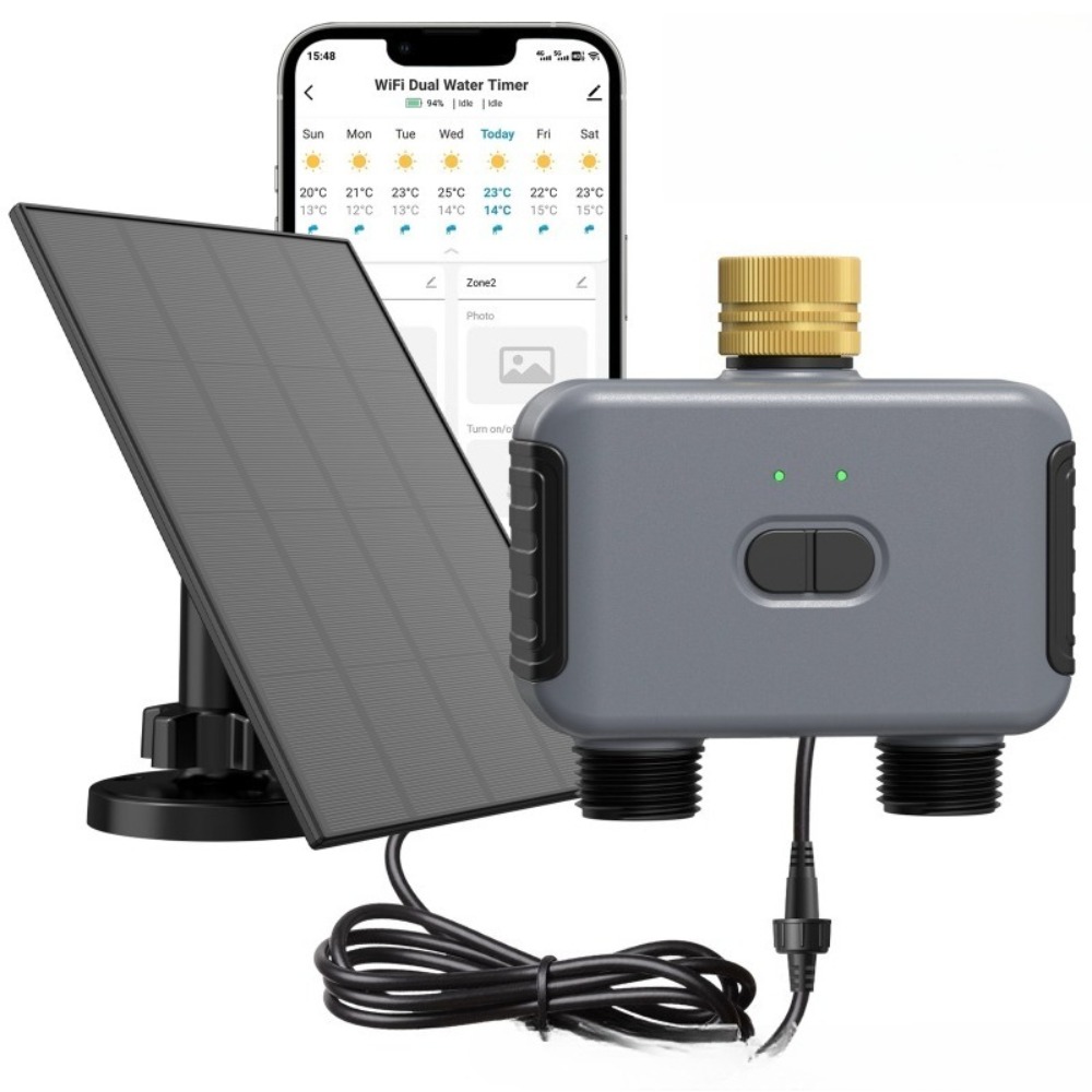 Timer Dual Outlet - Temporizador de agua inteligente con doble