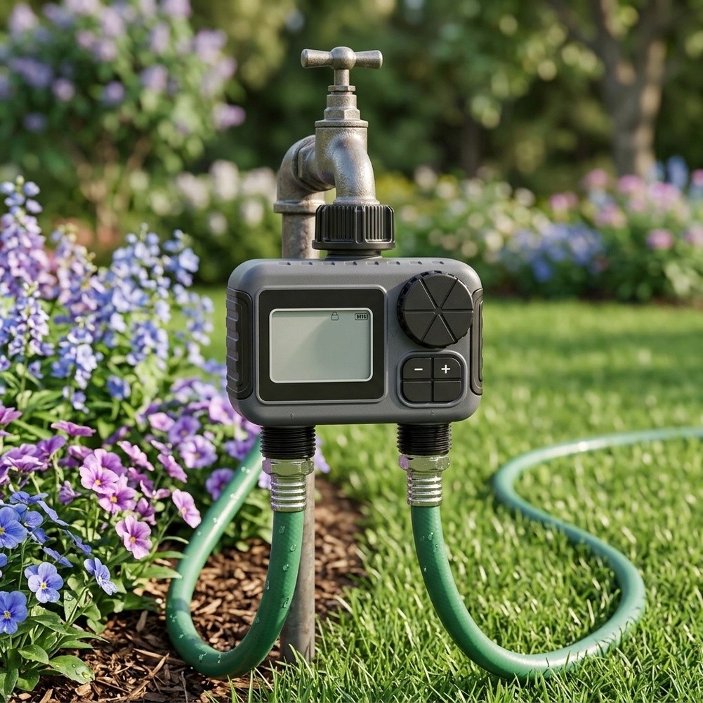Temporizador de Riego para Jar - Timer Dual Outlet reseña y precio