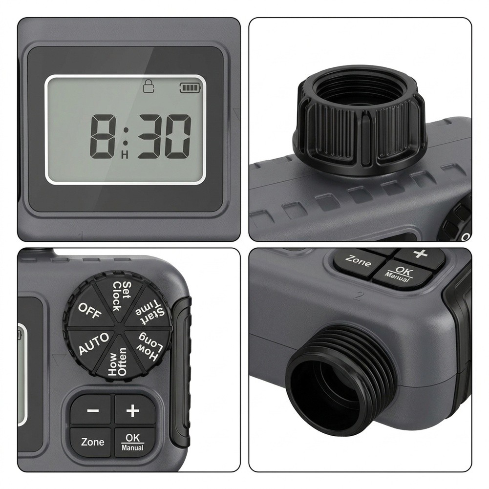 Temporizador de Riego para Jar - Timer Dual Outlet reseña y precio