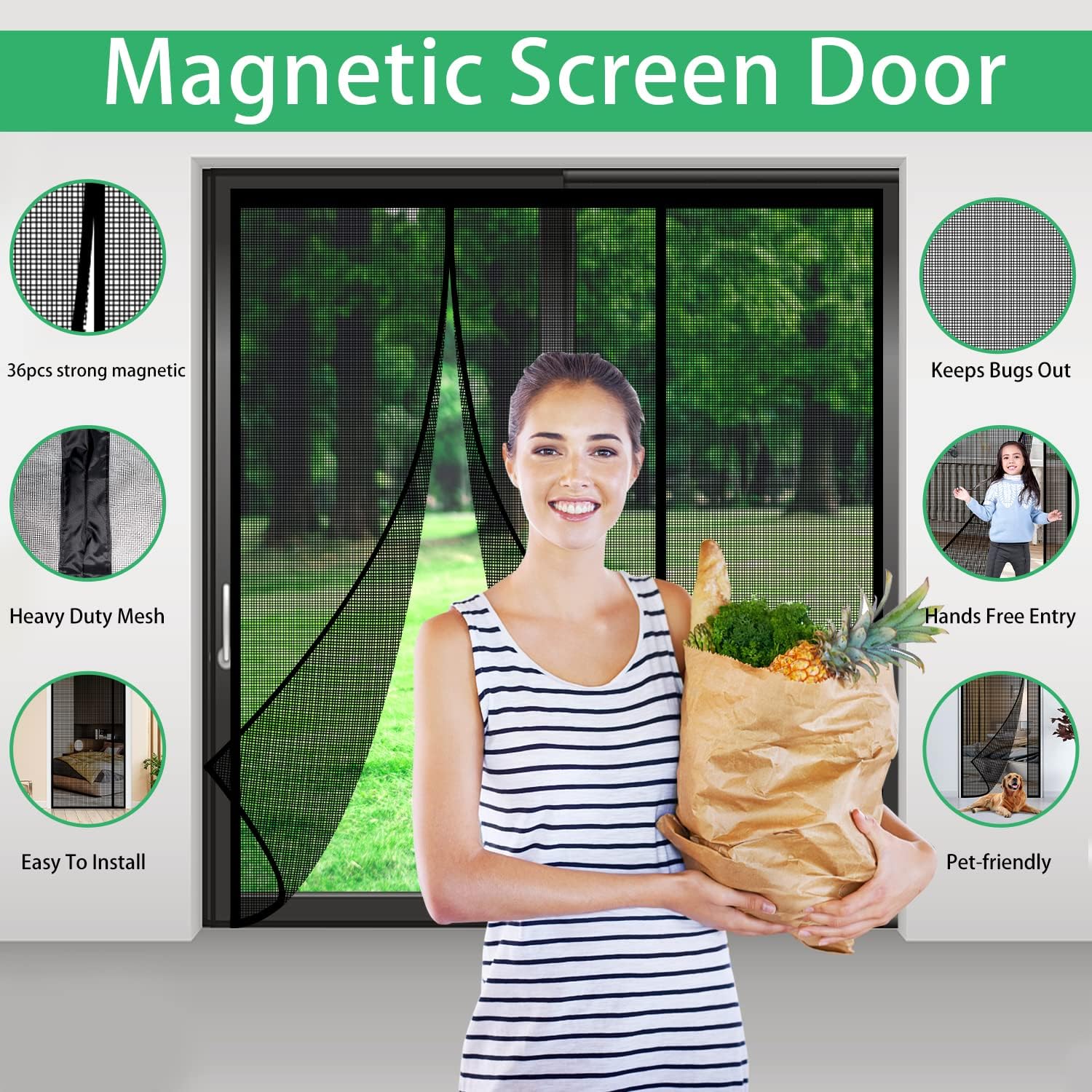 Puerta Magnética de Fibra de V - Screen Top Mesh reseña y precio